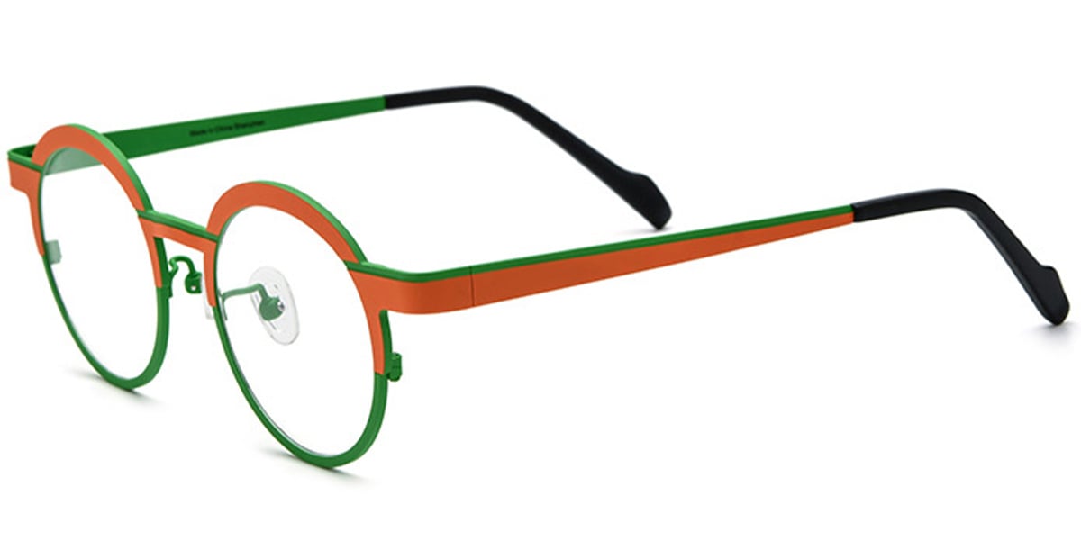 Titanium Round Frame F7017