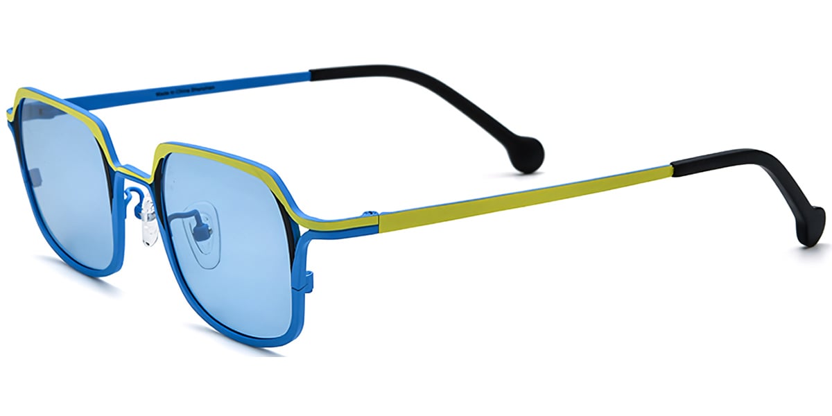 Titanium Rectangle Sunglasses SG7315