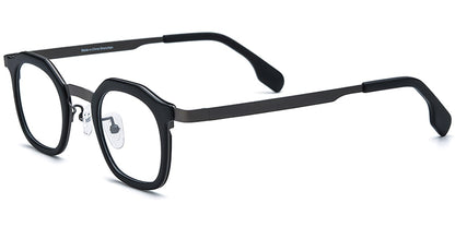 Acetate Titanium Square Frame F7575