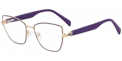 Acetate Metal Square Frame F8878