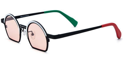 Titanium Geometric Sunglasses SG7022