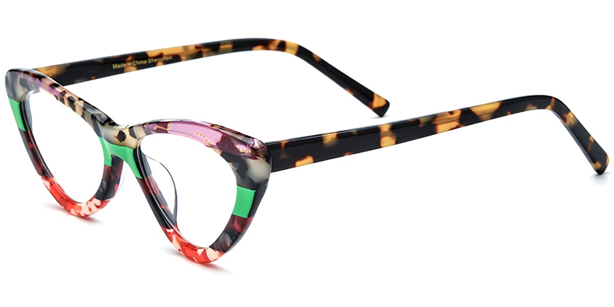 Acetate Cat Eye Frame F7569