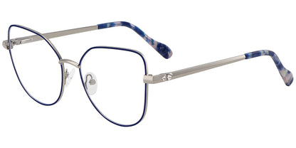 Acetate Metal Cat Eye Frame F8749