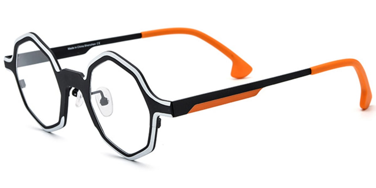 Titanium Geometric Frame F6437
