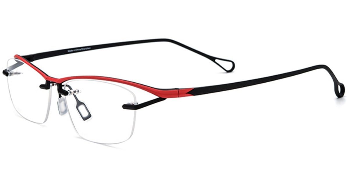 Titanium Rectangle Frame F7036