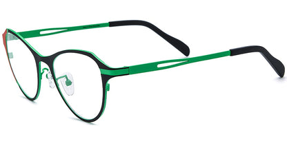 Titanium Cat Eye Frame F7405