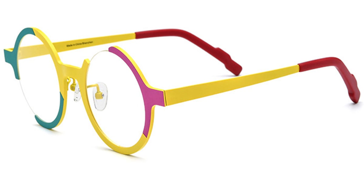 Titanium Round Frame F6799