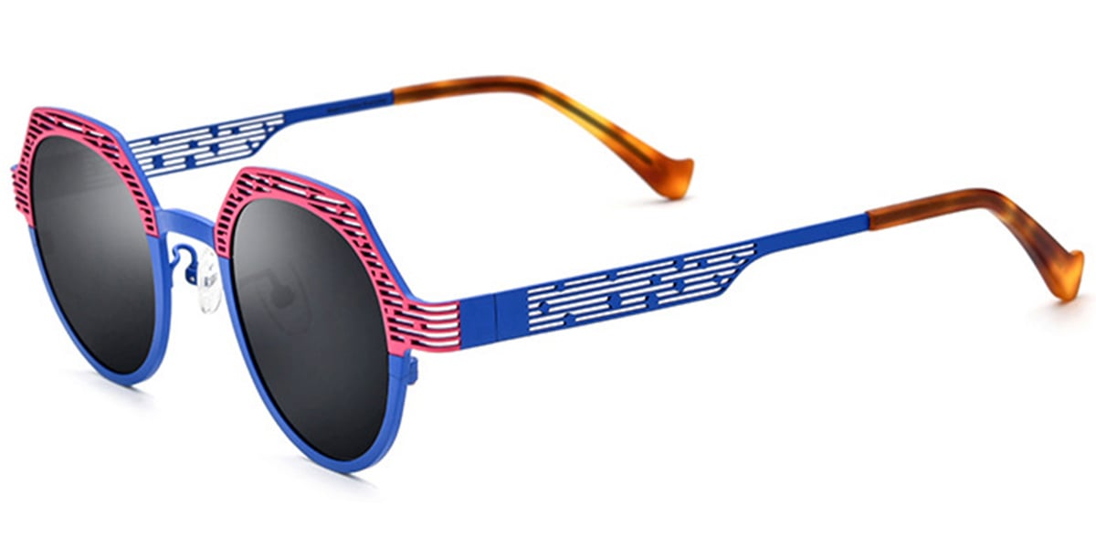 Titanium Geometric Sunglasses SG6726