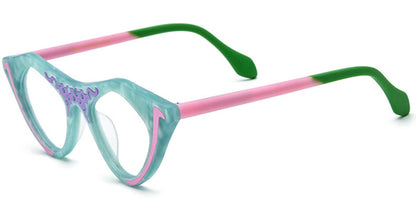 Acetate Cat Eye Frame F6898