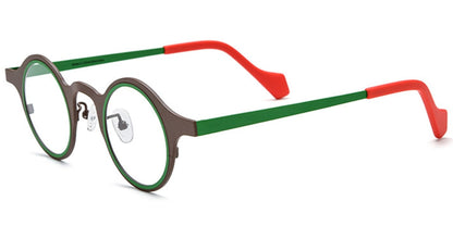 Titanium Round Frame F6859