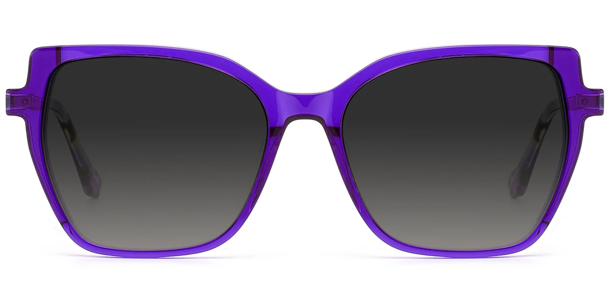 Lunettes de soleil carrées en acétate SG7859