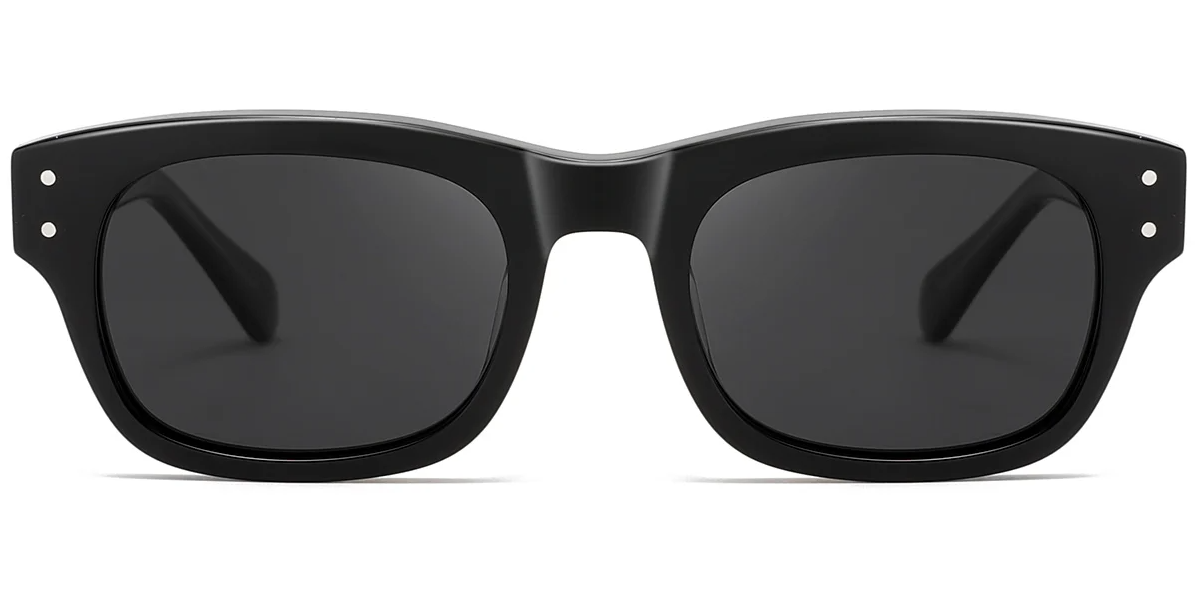 Rechteckige Acetat-Sonnenbrille SG7194