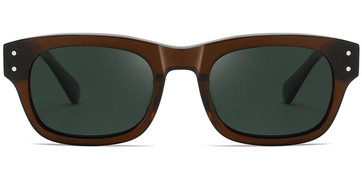 Rechteckige Acetat-Sonnenbrille SG7194