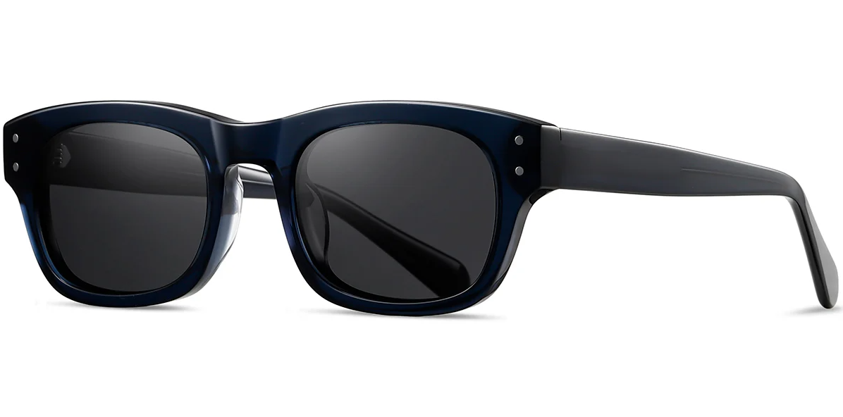 Rechteckige Acetat-Sonnenbrille SG7194