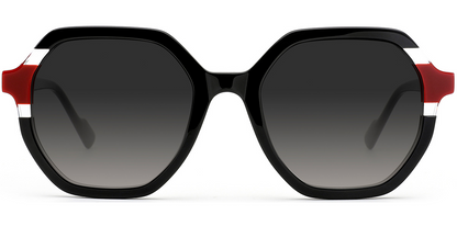 Acetate Geometric Sunglasses SG7251