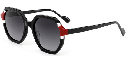 Acetate Geometric Sunglasses SG7251