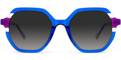 Acetate Geometric Sunglasses SG7251
