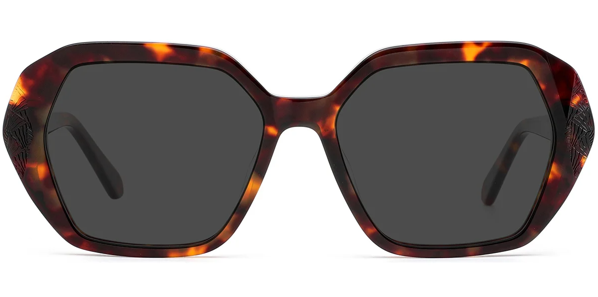 Lunettes de soleil carrées en acétate SG7262