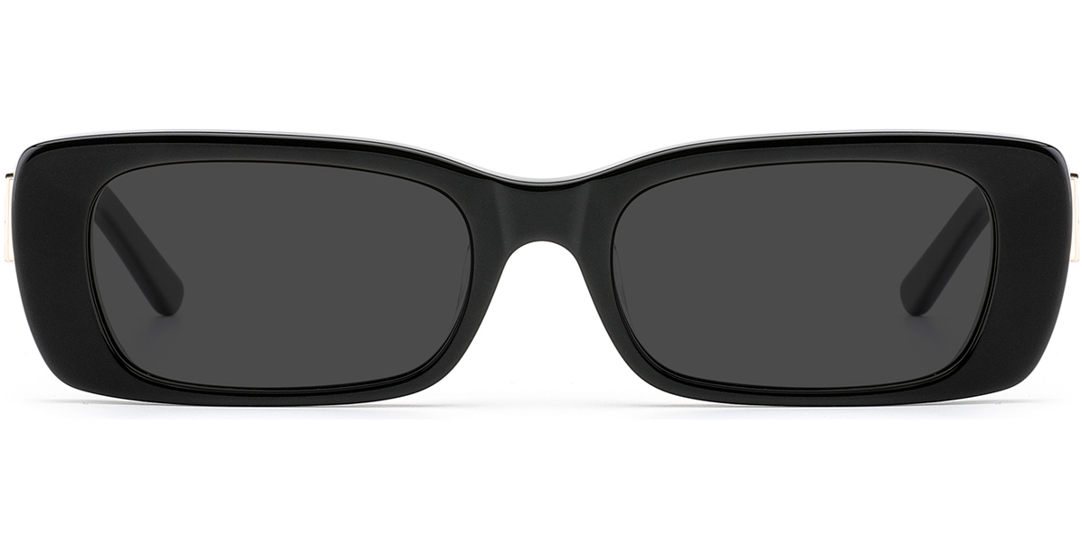 Rechteckige Acetat-Sonnenbrille SG7582