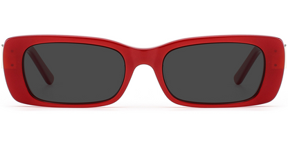 Rechteckige Acetat-Sonnenbrille SG7582