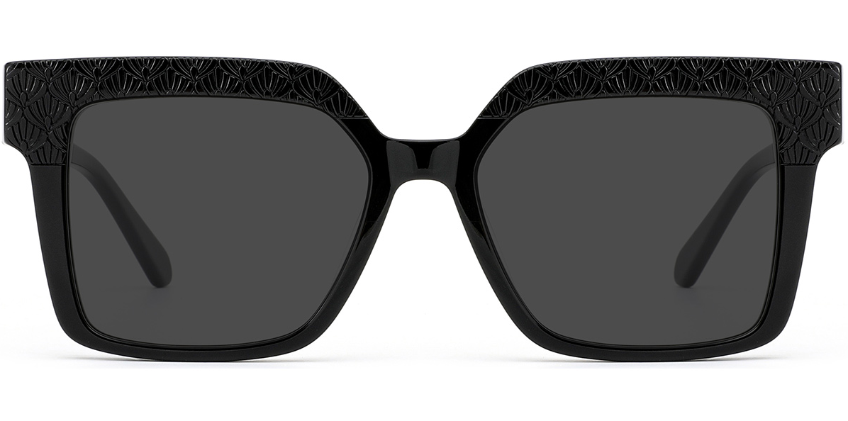 Quadratische Acetat-Sonnenbrille SG7260