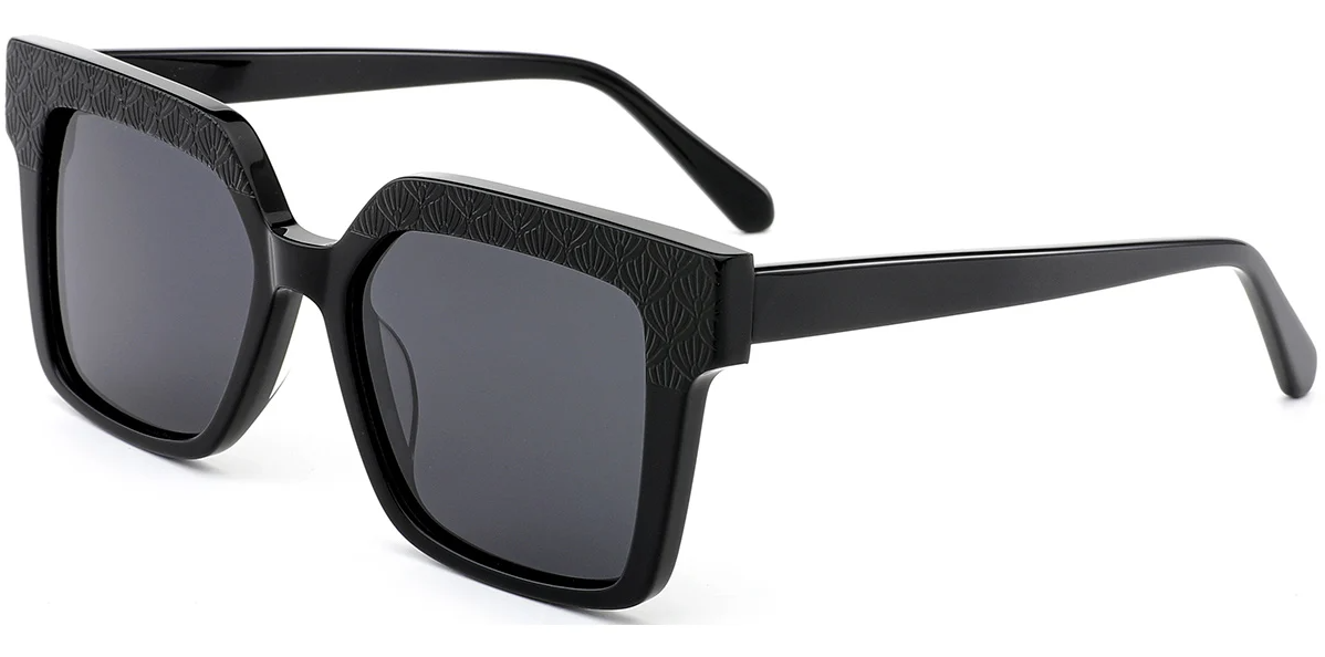 Quadratische Acetat-Sonnenbrille SG7260