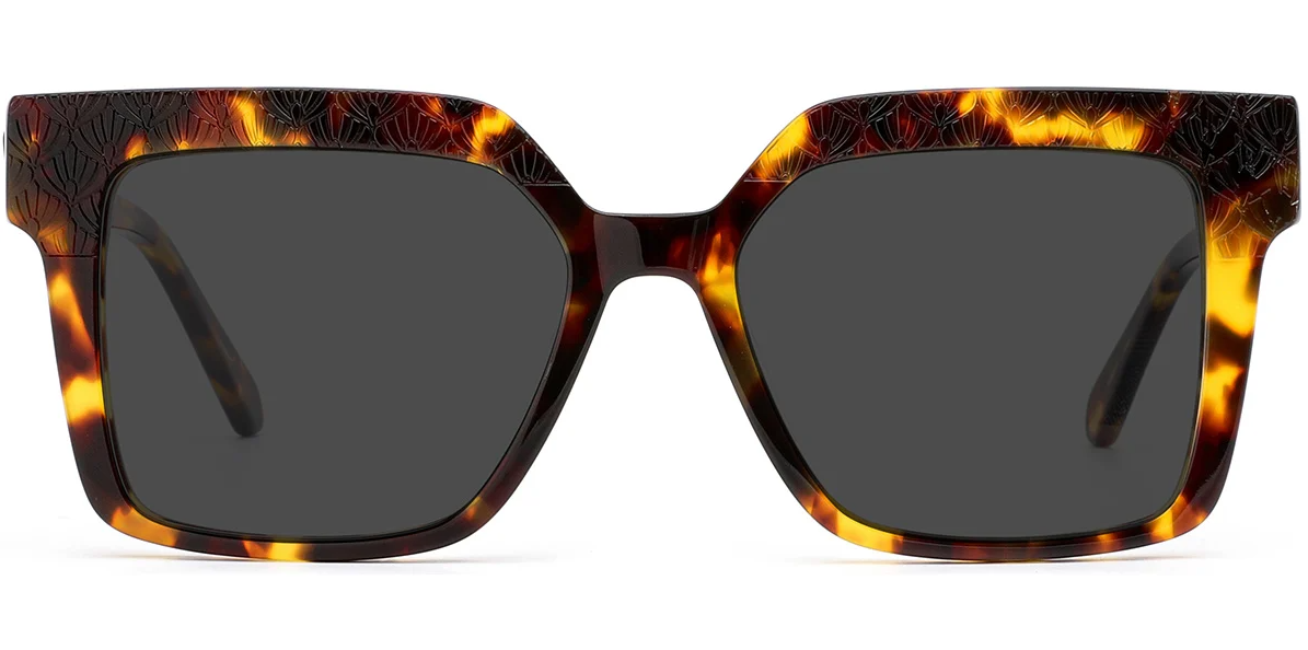 Quadratische Acetat-Sonnenbrille SG7260