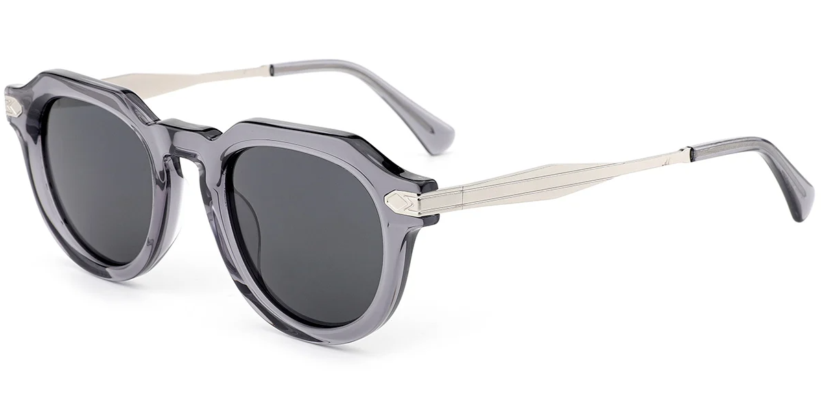 Ovale Acetat-Sonnenbrille SG7871