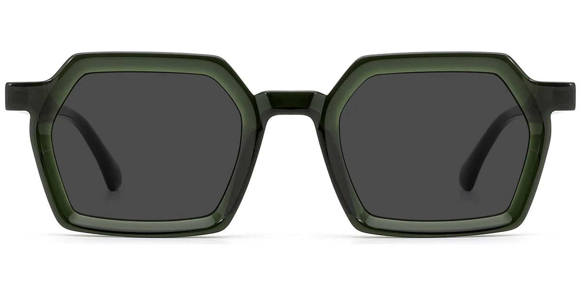 Quadratische Acetat-Sonnenbrille SG7606