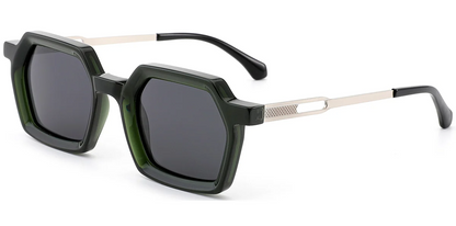 Quadratische Acetat-Sonnenbrille SG7606