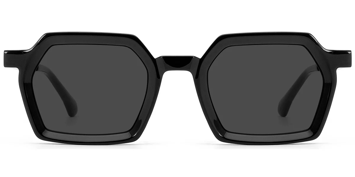 Quadratische Acetat-Sonnenbrille SG7606