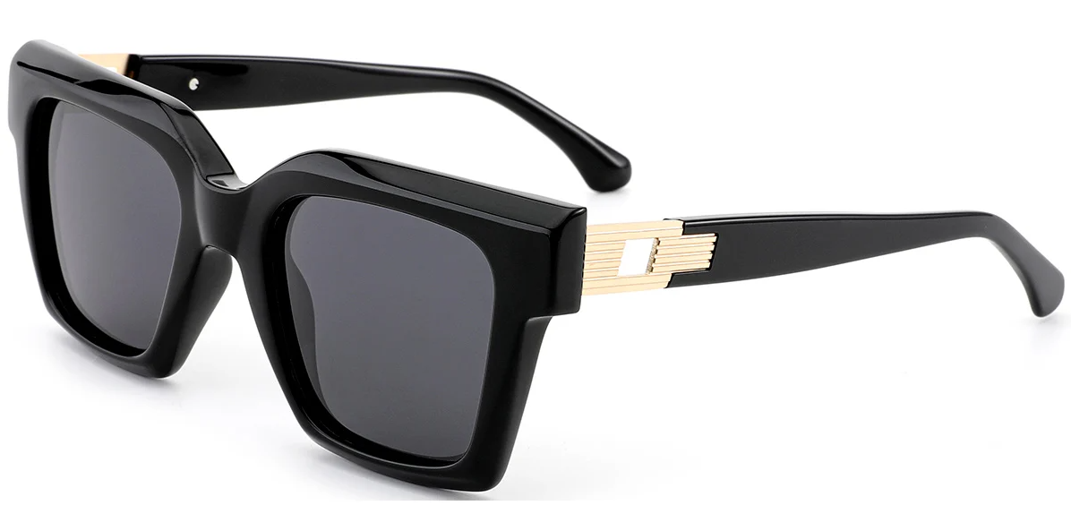 Quadratische Acetat-Sonnenbrille SG7602