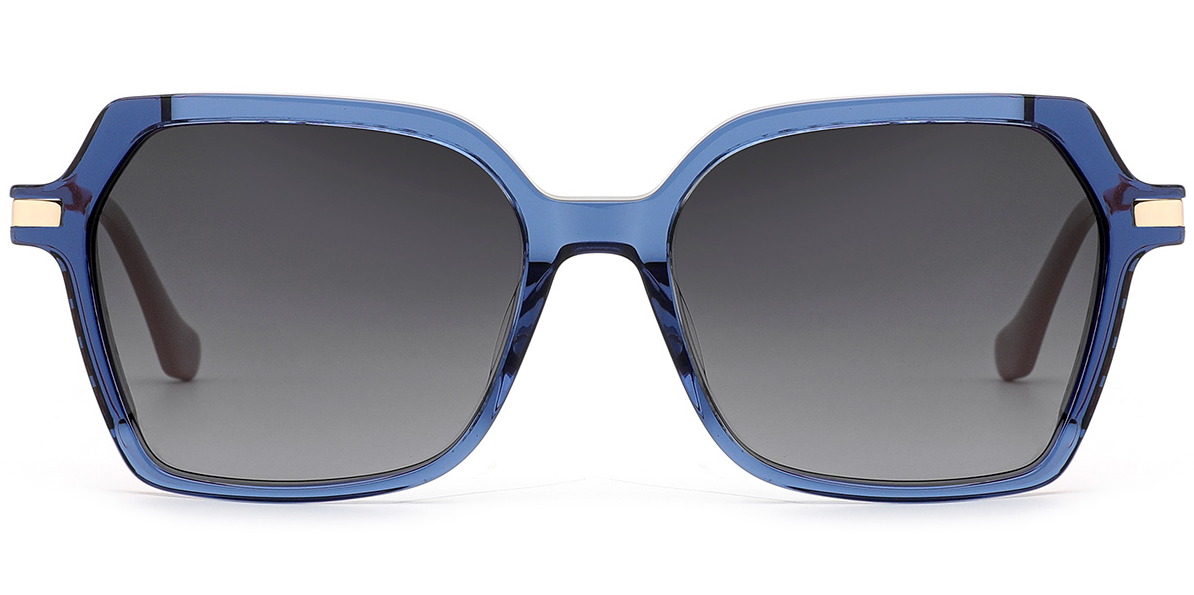 Lunettes de soleil carrées en acétate SG7862