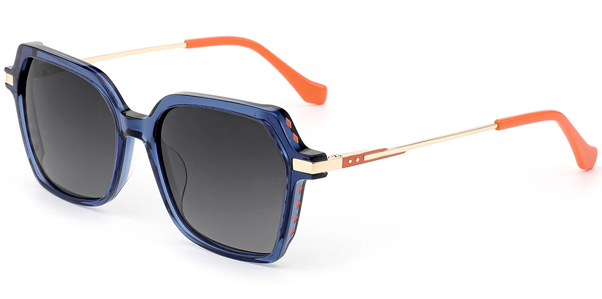 Lunettes de soleil carrées en acétate SG7862