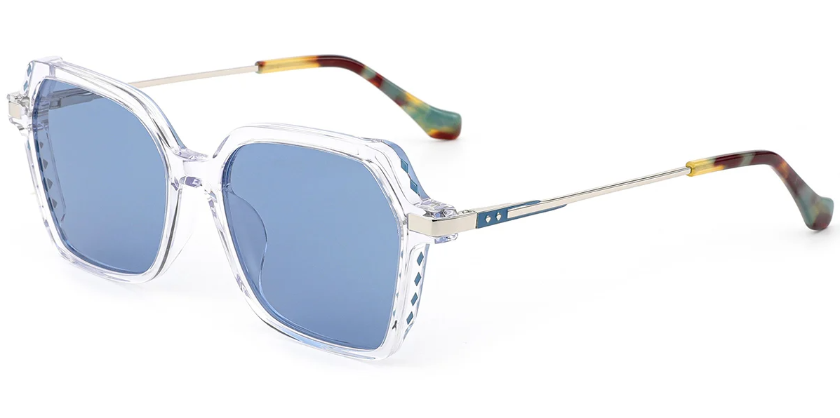 Lunettes de soleil carrées en acétate SG7862