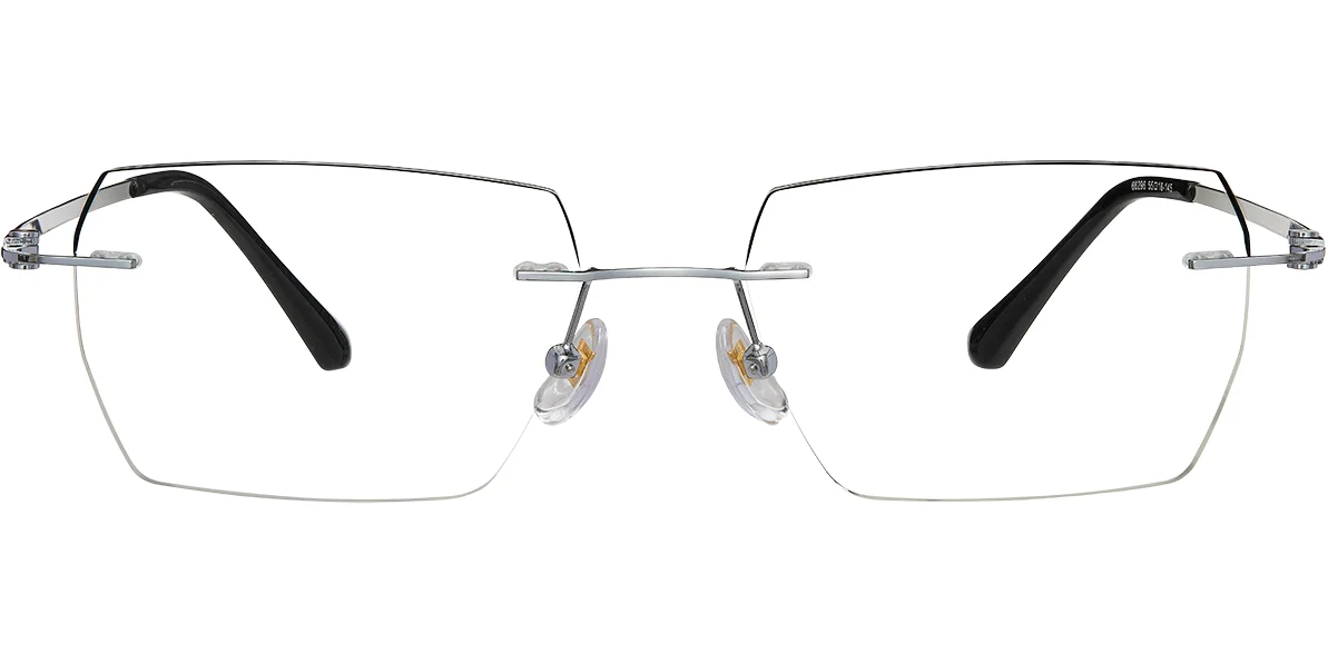 Metall Rechteck Randlos F7766