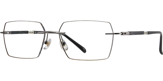 Metal Rectangle Rimless Frame F7767