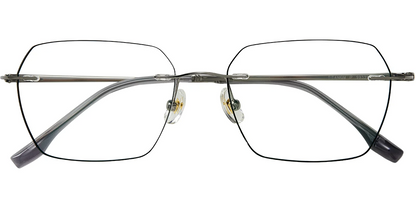 Titanium Square Rimless Frame F7782