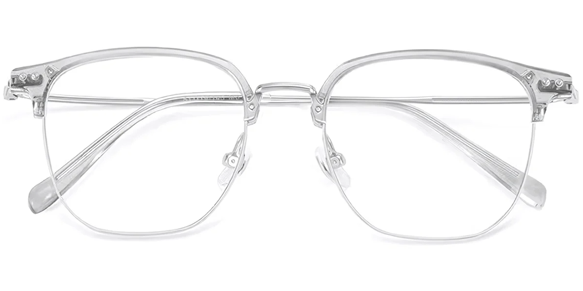 Titanium Browline Frame F8062