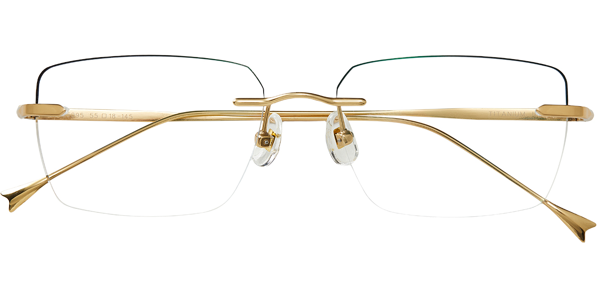 Titanium Rectangle Frame F7784