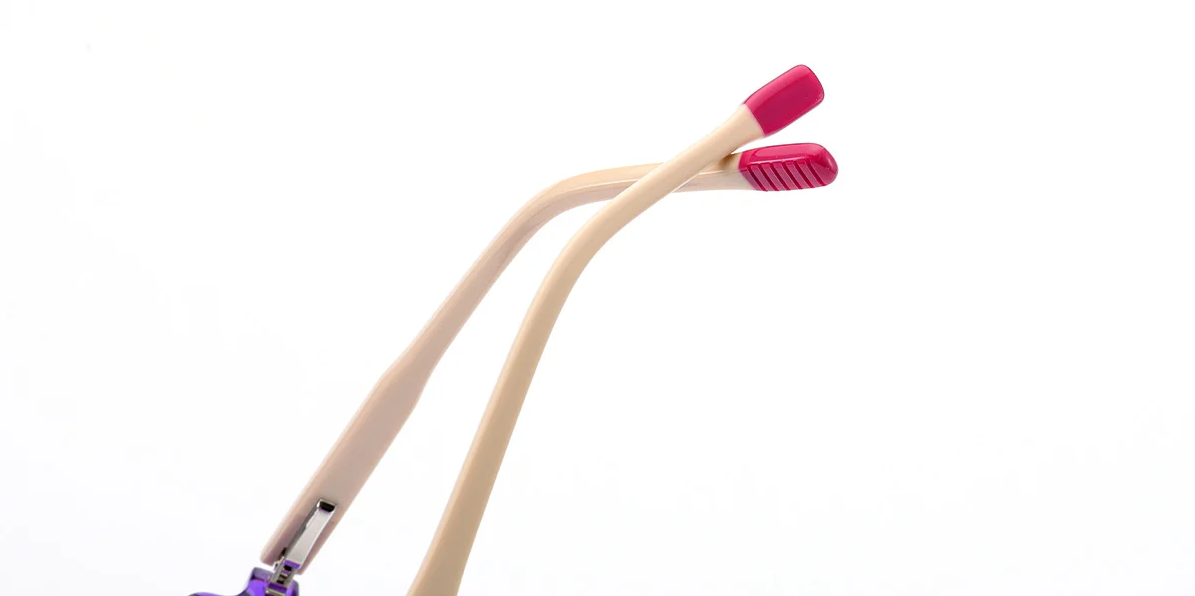 Monture géométrique en acétate pour enfant F7108