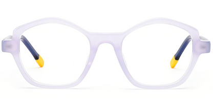 Monture géométrique en acétate pour enfant F7108