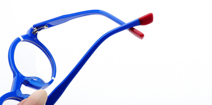 Monture ovale en acétate pour enfant F7112