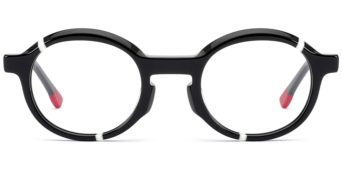 Monture ovale en acétate pour enfant F7112