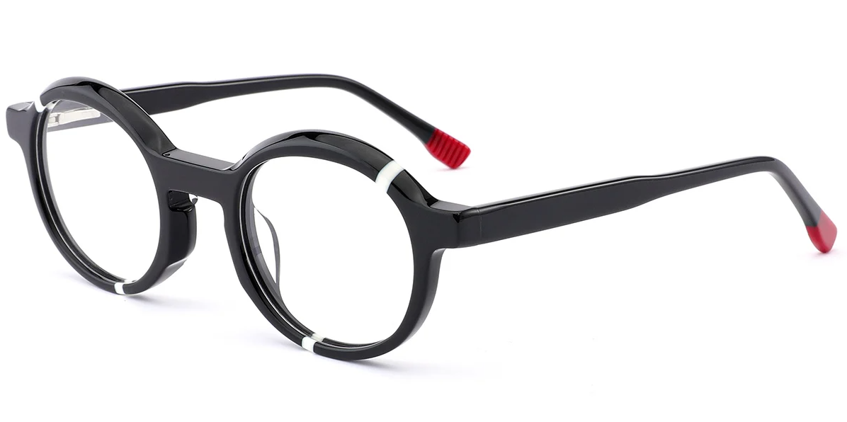 Monture ovale en acétate pour enfant F7112