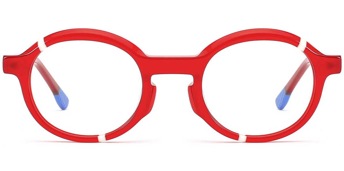 Monture ovale en acétate pour enfant F7112