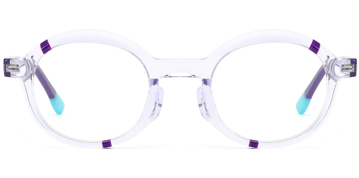 Monture ovale en acétate pour enfant F7112