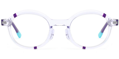 Monture ovale en acétate pour enfant F7112