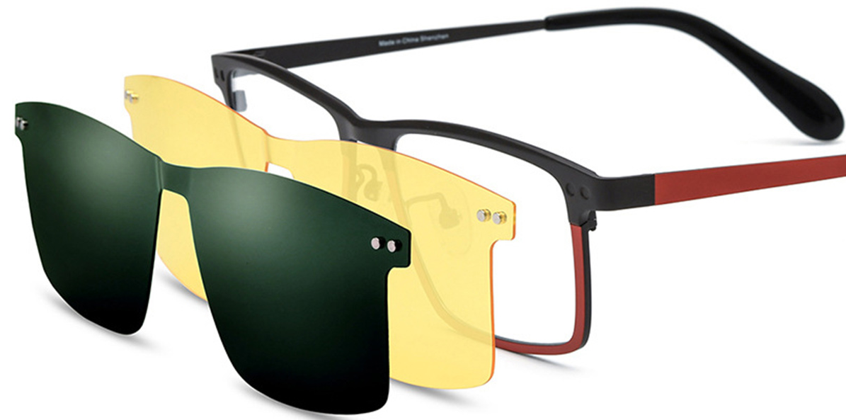 Cadre rectangulaire en titane F6796