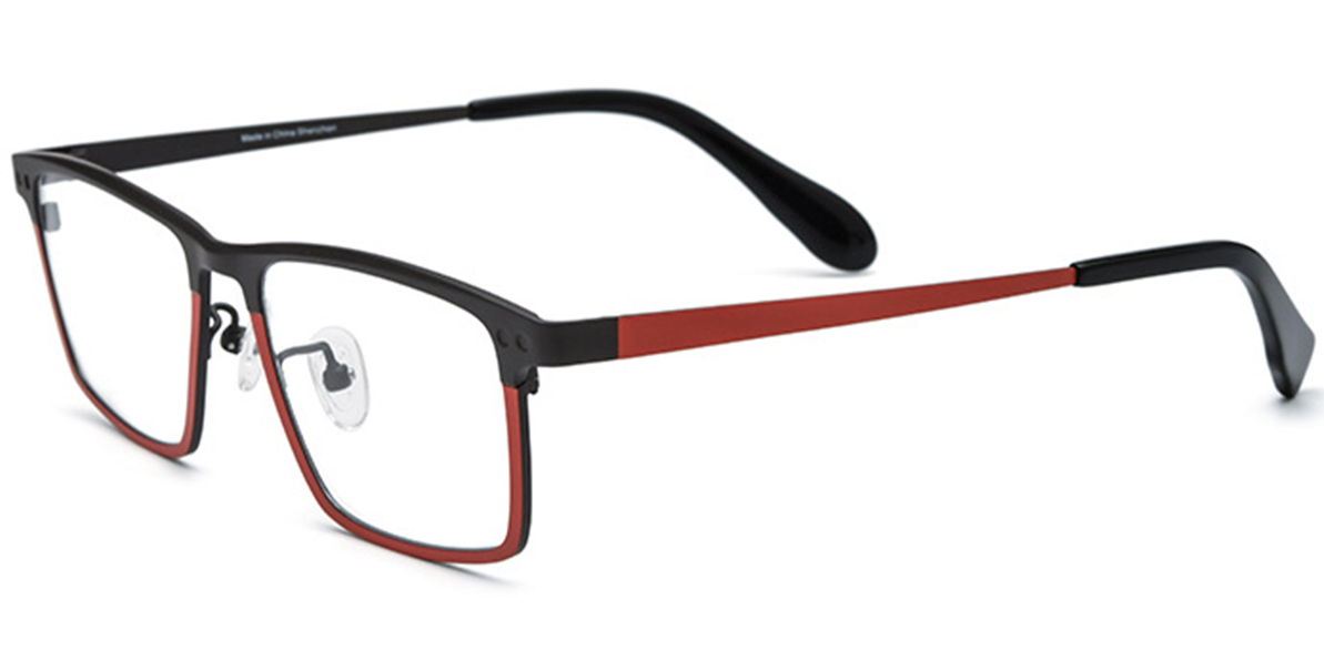 Cadre rectangulaire en titane F6796